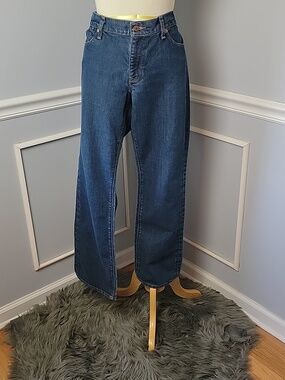 OLD NAVY The Flirt Mid‎ Rise Bootcut Medium Wash Y2K Classic Denim Jeans 14R